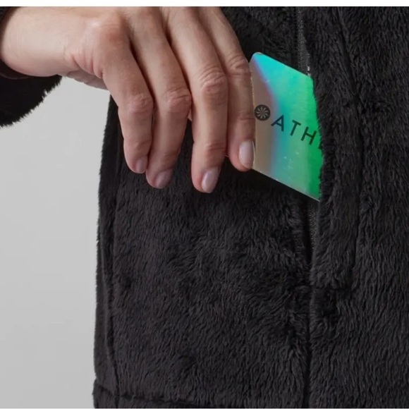 Athleta Double Cozy Karma Fleece Full Zip Jacket - Picture 4 of 7